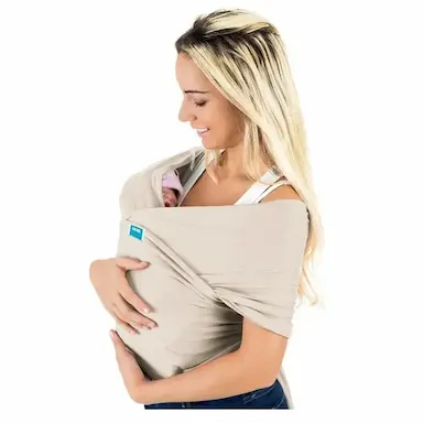 Carregador Wrap Sling Bege Até 16Kg +0M Kababy