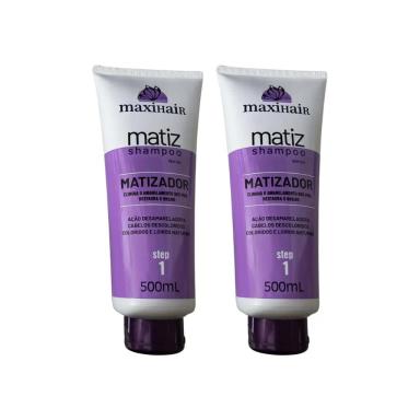 Shampoo Maxihair 500ml Matizador - Kit C/ 2un